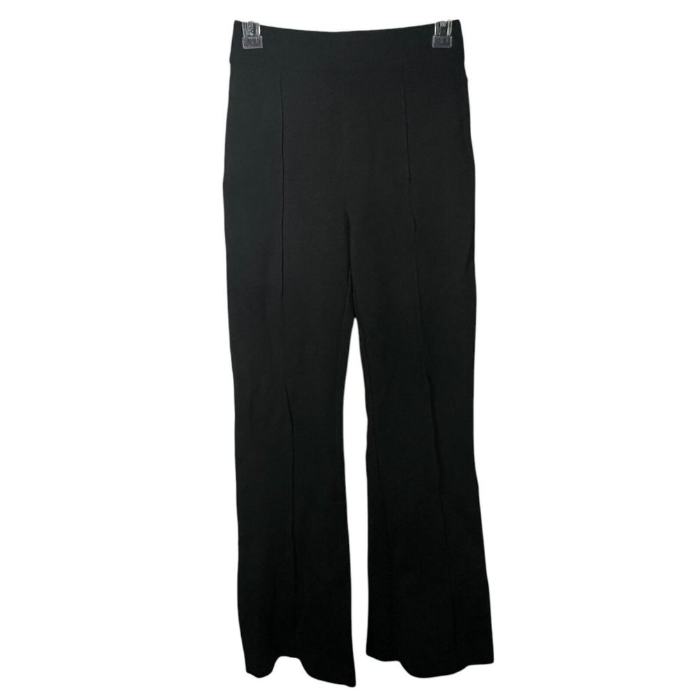 Spanx Ponte The Perfect Hi Rise Flare Pull On Pants 31" 20252R Black Womens XS